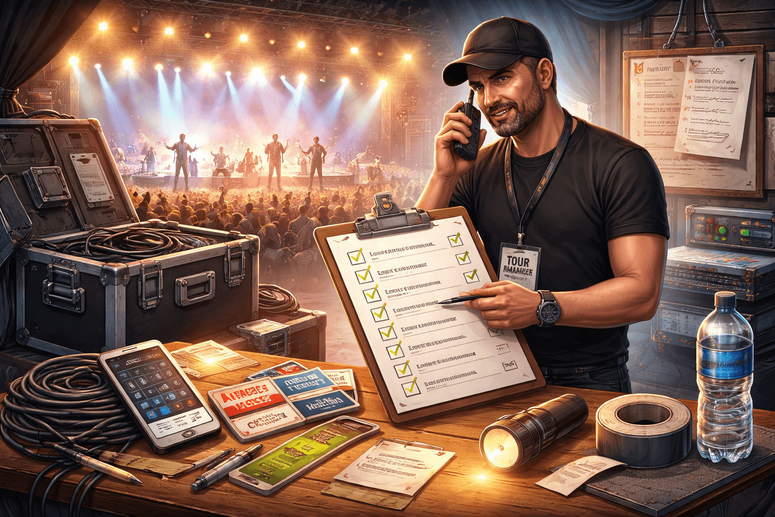 The Tour Manager’s Checklist: 10 Things Never to Forget Before Opening Night